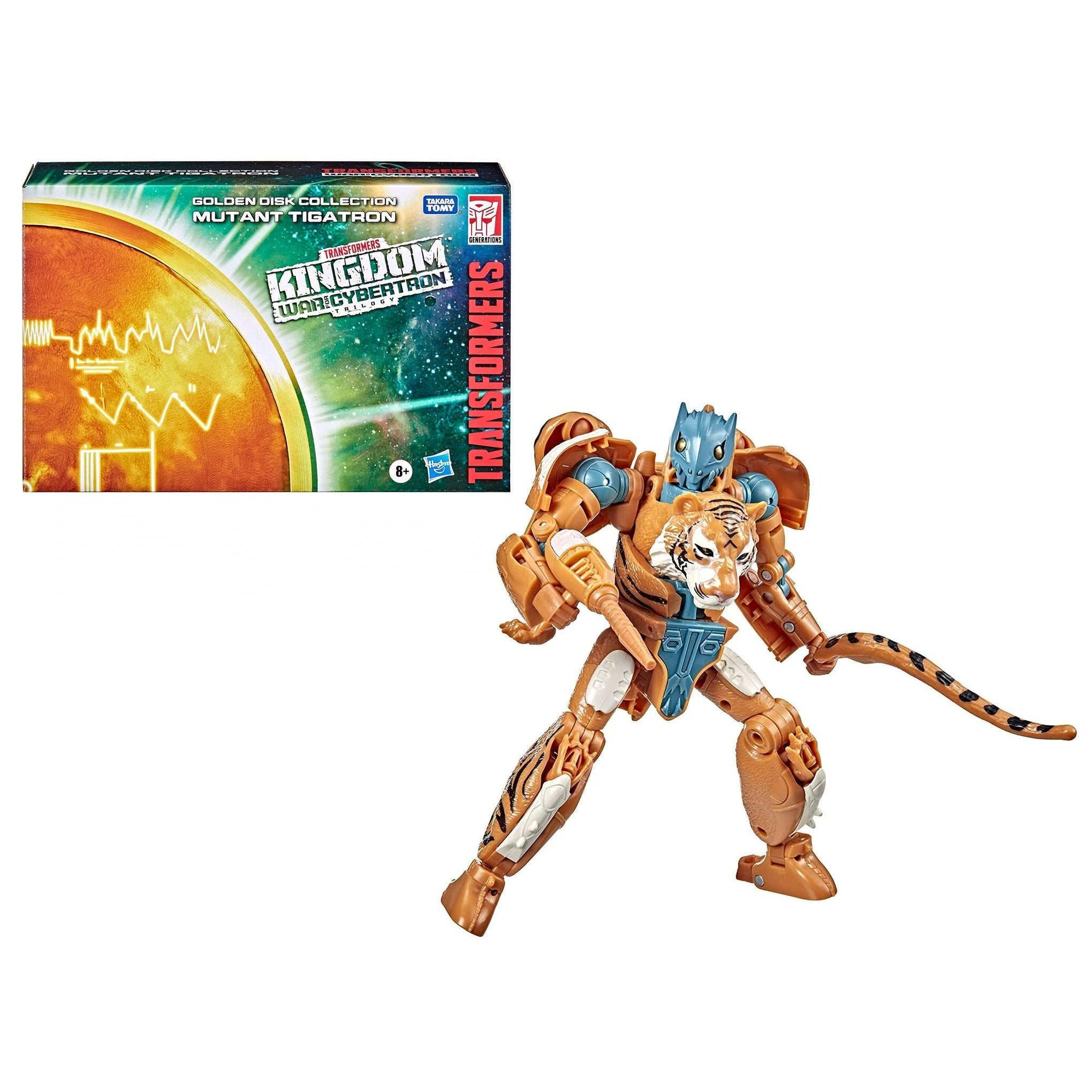 Transformers Mutant Tigatron Figure War For Cybertron Golden Disk