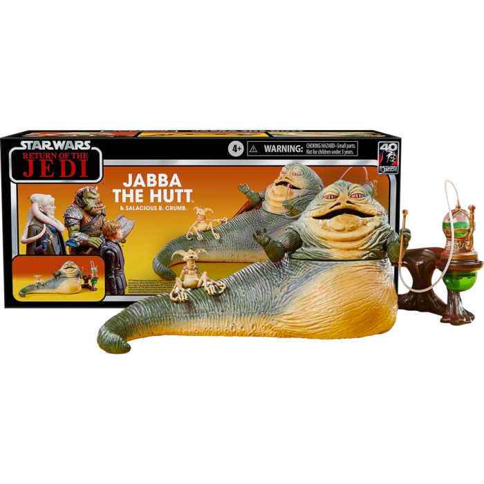 Star Wars - Jabba the Hutt & Salacious B. Crumb Black Series Figure ...